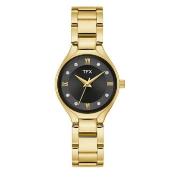 Bulova Ladies' TFX Gold-Tone Stainless Steel Watch 